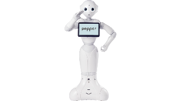 ソフトバンクブースPepperくん