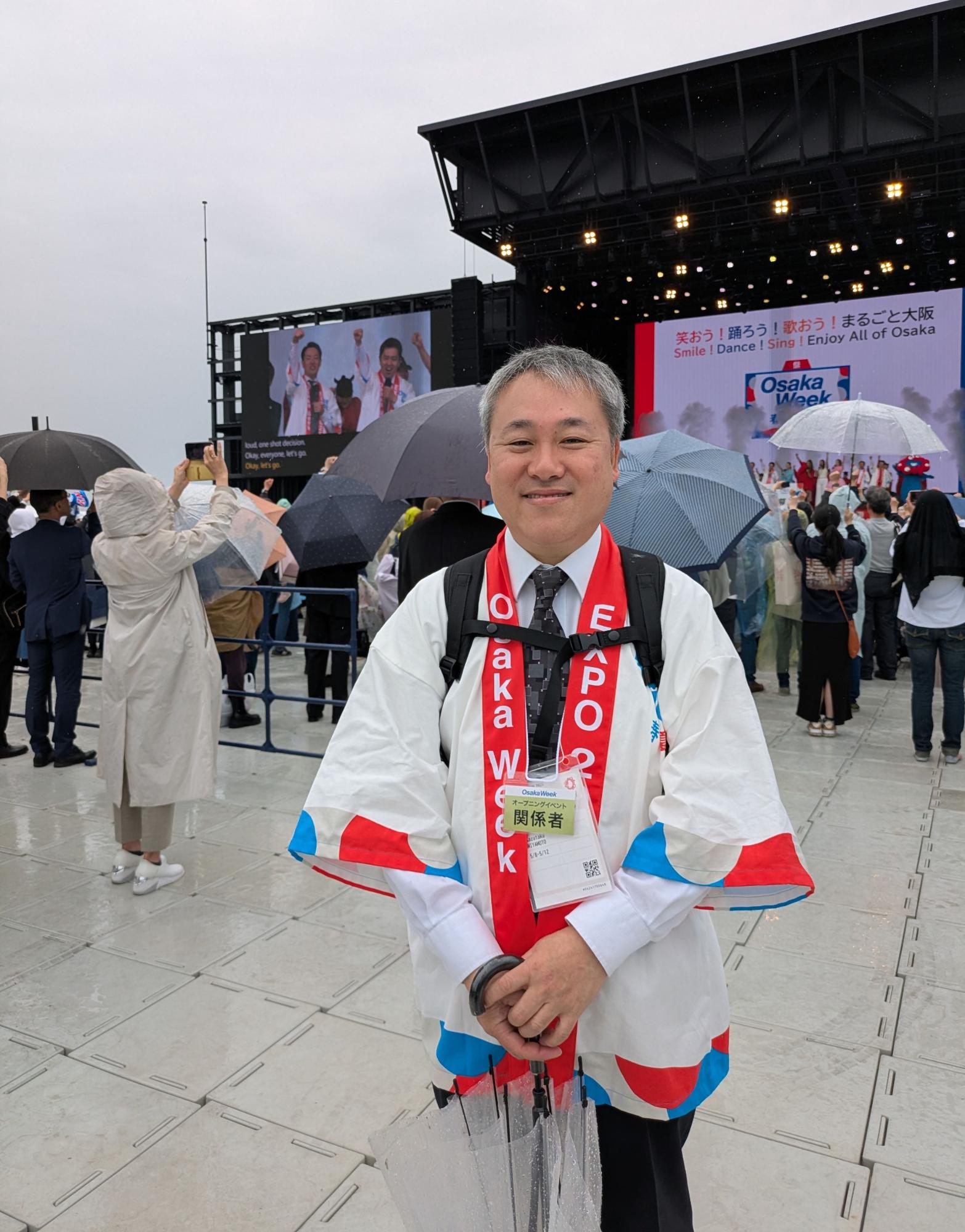 市長の活動する写真