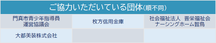 第7回ふるさと門真まつり 協力団体