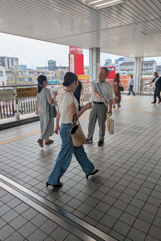 市長の活動する写真