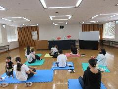保健福祉センターでのあおぞら保育の様子