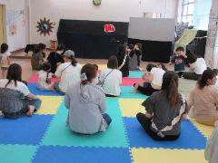 なかよし広場のあおぞら保育の様子