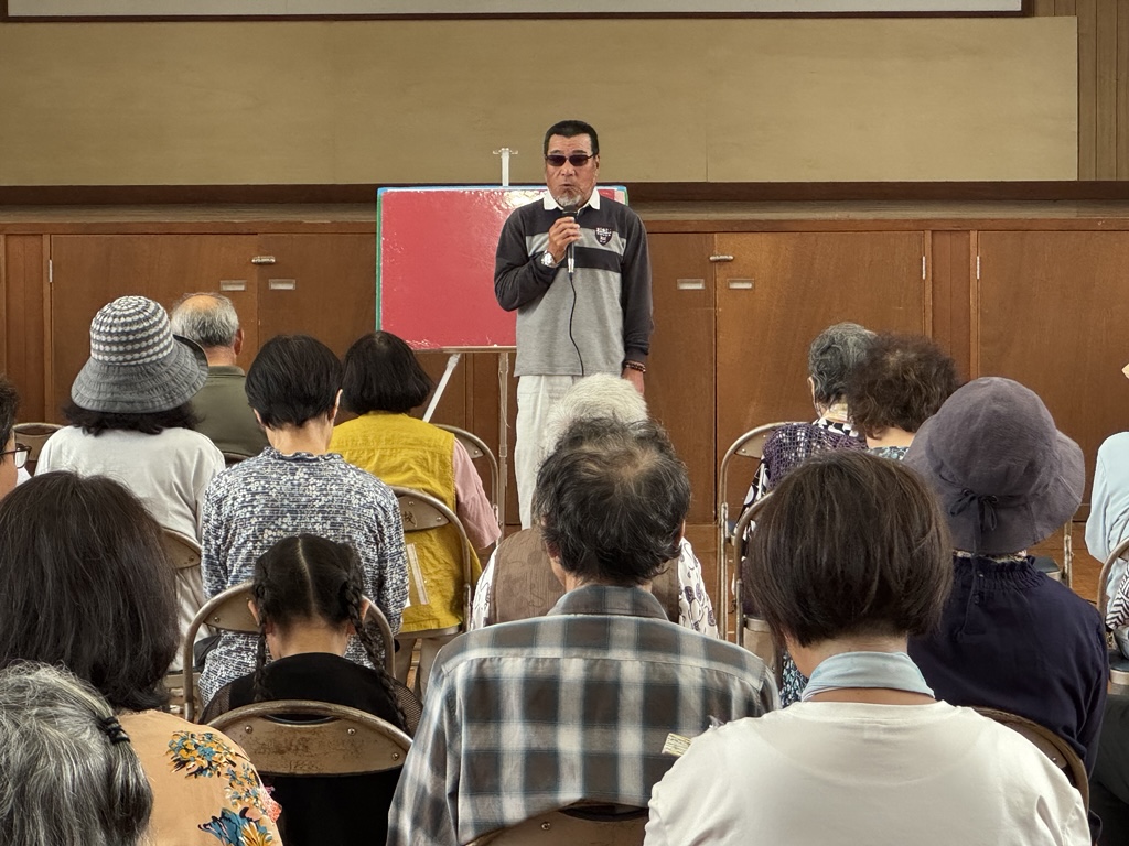 門真市自治連合会交通防犯災害部会長 馬場会長挨拶