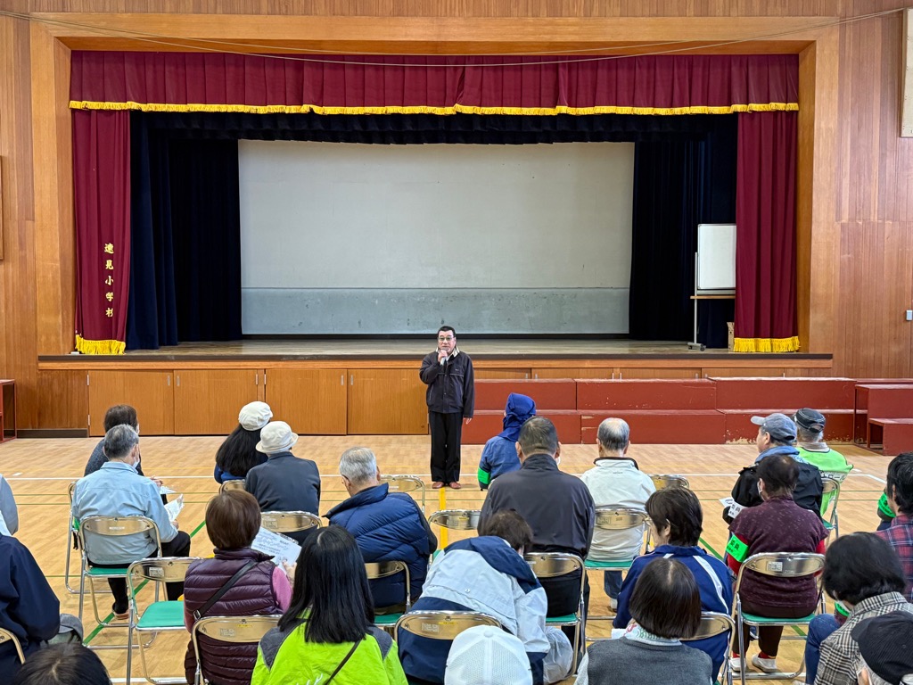 門真市自治連合会交通防犯災害部会長 馬場会長挨拶